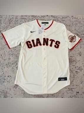 Nike San Francisco Giants Cream Jung Hoo Lee #51 Baseball MLB Jersey Men's Sz: M